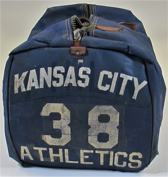Kansas City As - 1955-1957 Harry "Suitcase" Simpson Travel Bag