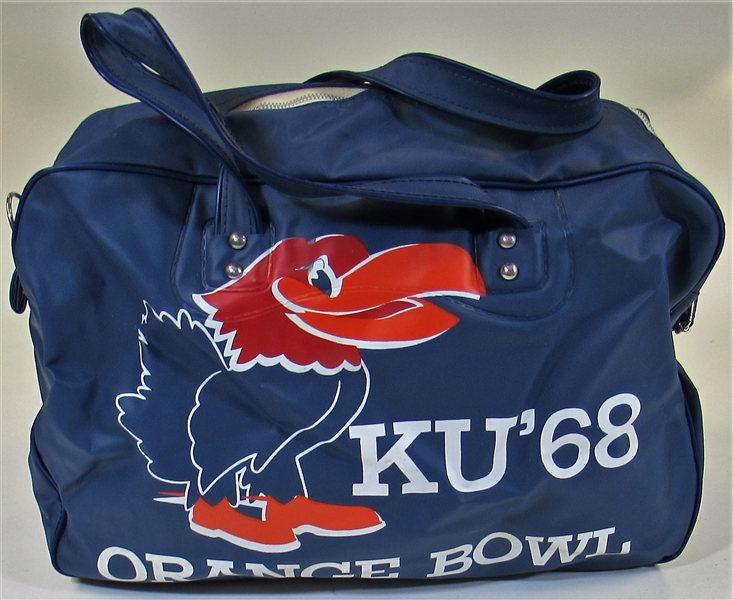 Kansas Jayhawks 1968 Orange Bowl Travel Bag 