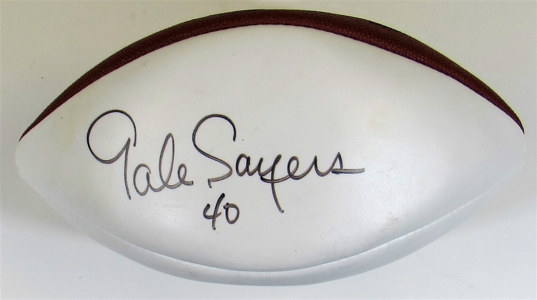 Gale Sayers Signed # 40 NFL Football