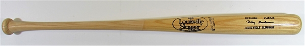 1980-83 Rickey Henderson Signed Game Issued Bat - JSA