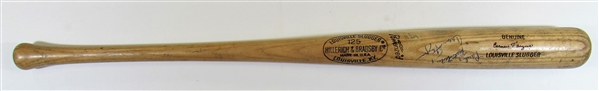 1973-74 Carmen Fanzone Game Used and Signed Bat