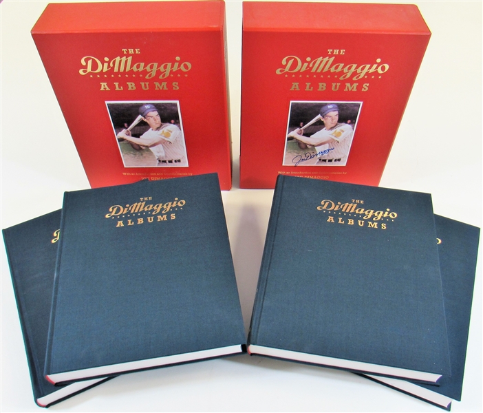 Joe DiMaggio Signed x Three  "The DiMaggio Albums Books" 