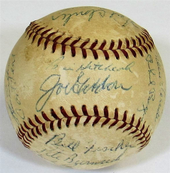1960 Detroit Tigers Team Signed Baseball - Al Kaline