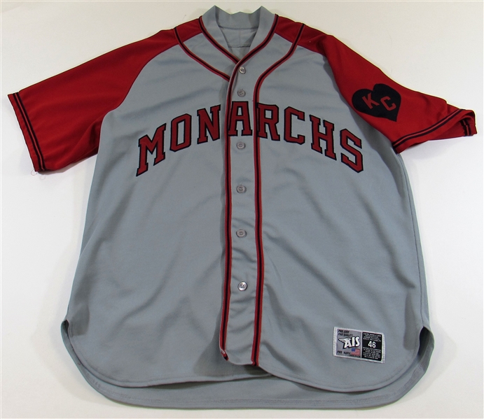 Joey Gathright Game Used & Signed KC Monarchs-Royals Jersey
