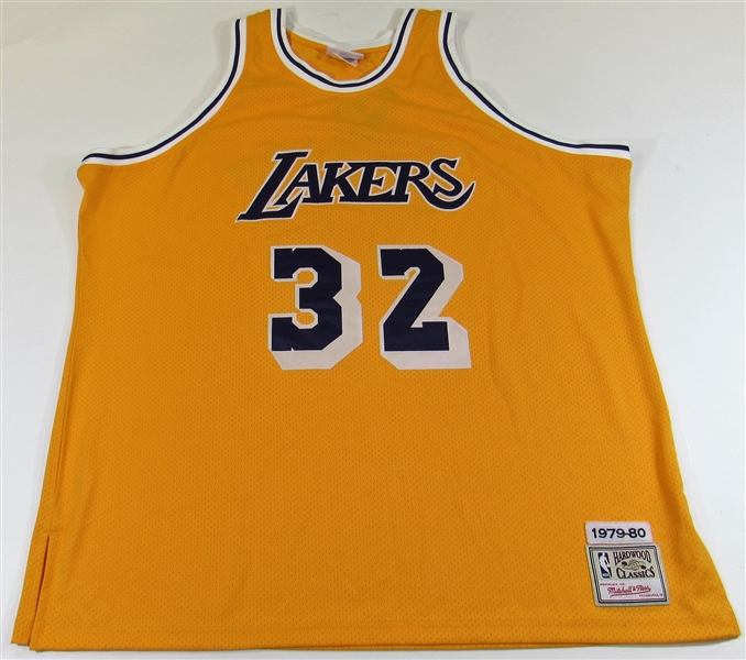 Ervin "Magic" Johnson Signed Los Angles Lakers Jersey