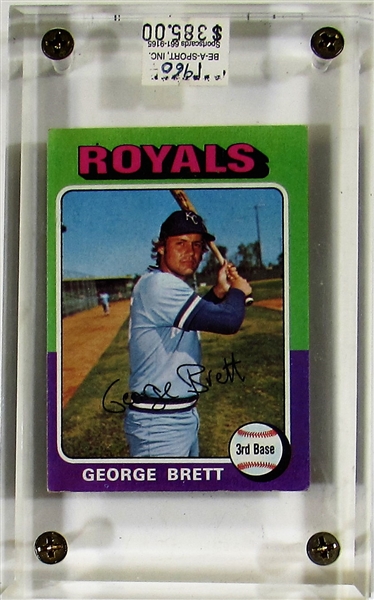 1975 Topps George Brett Rookie Card