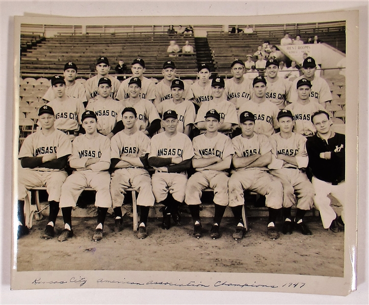 Kansas City Blues 1947 Sports Review Original Photo