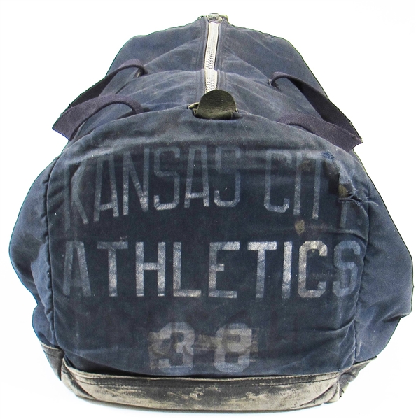 Kansas City Athletics 1965 Don Buschhorn Travel Bag 