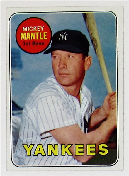 1969 Topps Mickey Mantle Card