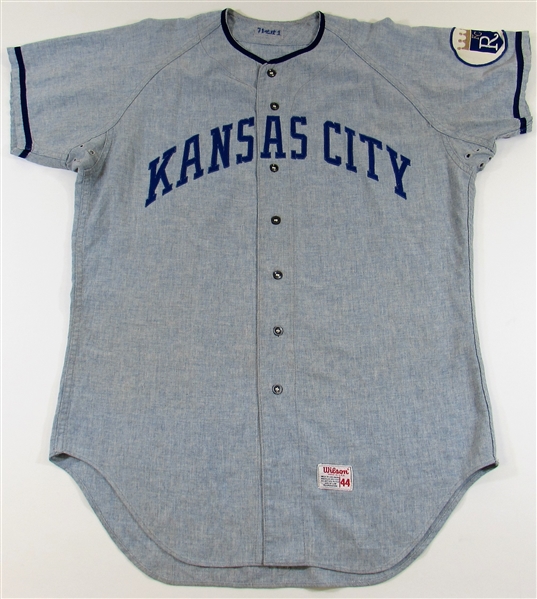 1971 Jerry May Game Used Kansas City Royals Jersey