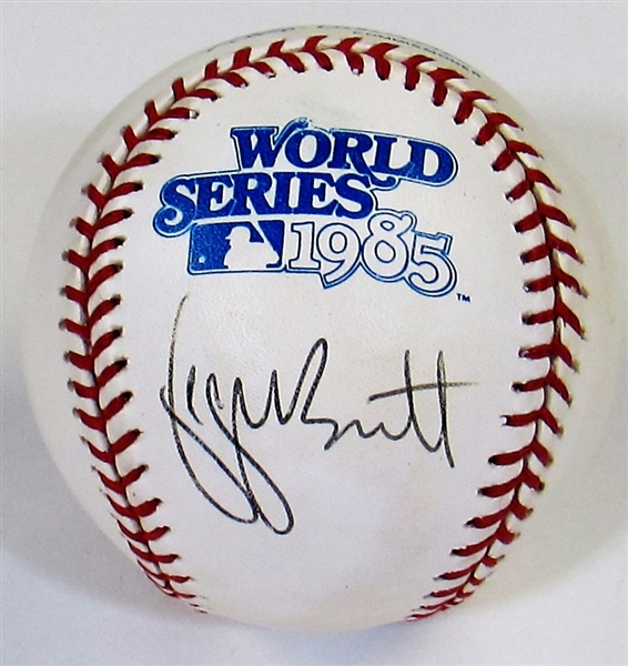 George Brett Signed 1985 WS Baseball