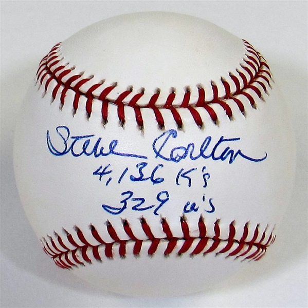 Steve Carlton signed Baseball - JSA