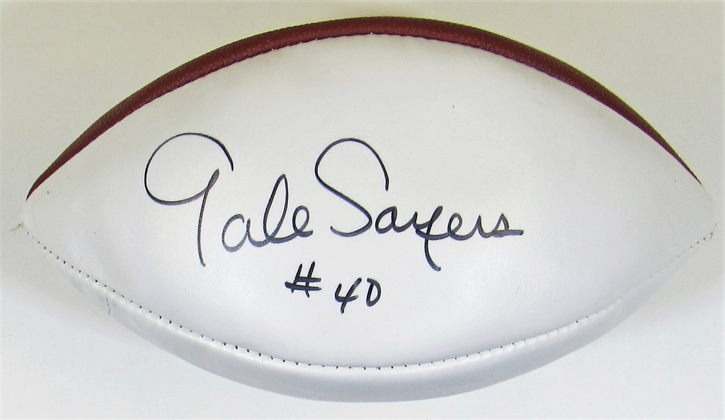 Gale Sayers Signed #40 Football - JSA