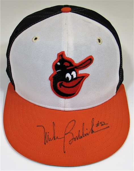 1983-85 Mike Boddicker Game Used & Signed Cap.