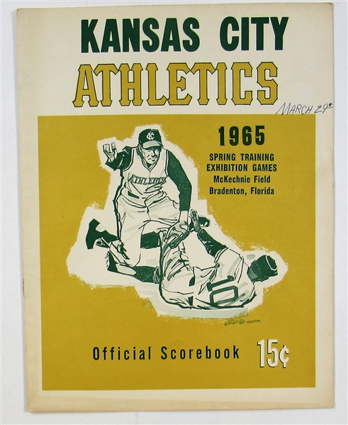 Kansas City As vs Cinncinnati 1965  Rose- Perez - Robinson