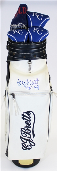 George Brett Golf Bag Signed HOF 99