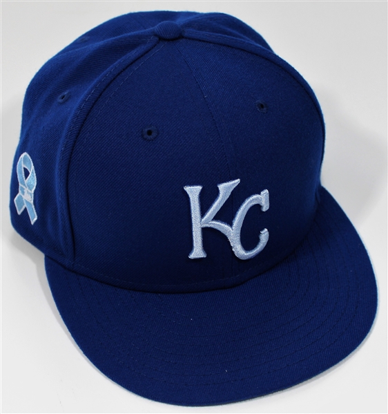 Brad Keller Kansas City Royals GW Cap MLB Authentication - 