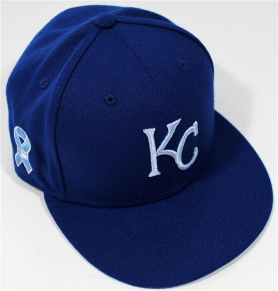  Brady Singer Kansas City Royals 2021 GW Cap MLB Authentication 