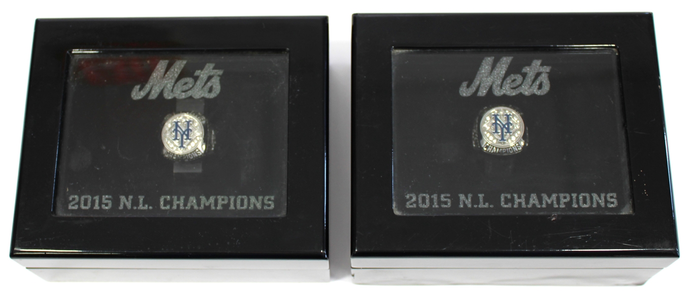 NY Mets 2015 Championship Rings lot of 2 