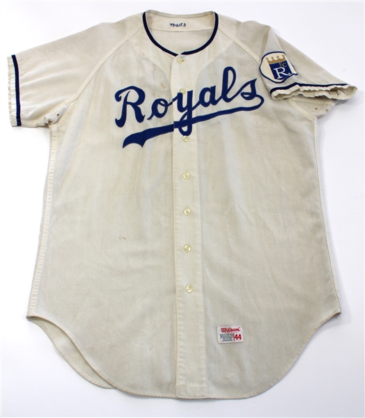 George Strickland 1971 Game Used Kansas City Royals Jersey