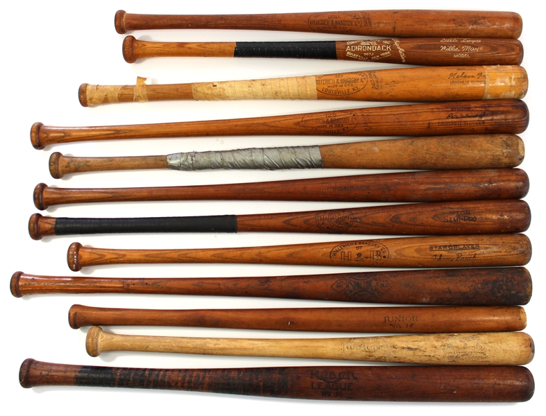 Vintage Baseball Bats Lot of 24