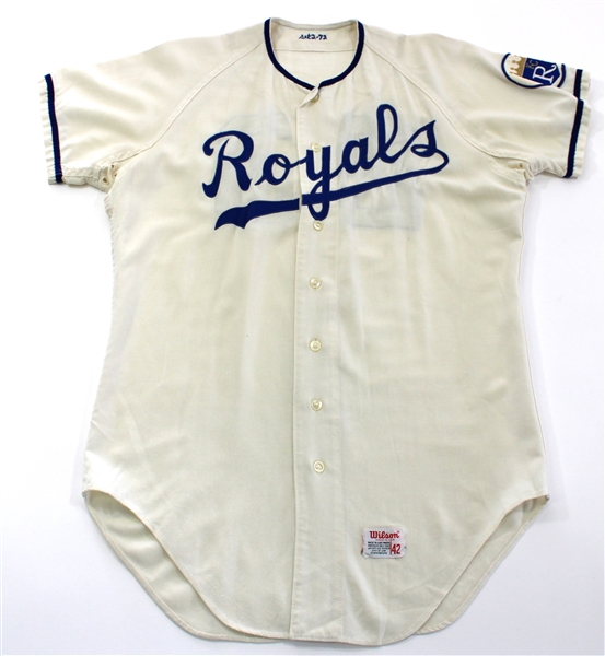 Al Fitzmorris 1972 Game Used Kansas City Royals Jersey