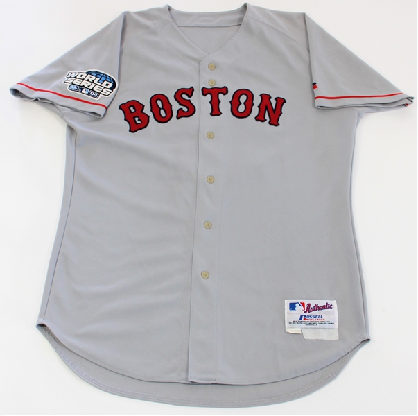 Sandy Martinez Game Worn & Signed 2004 Road Boston Red Sox Jersey