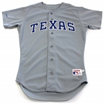 Chad Kreuter 2001 Game Used Texas Rangers Jersey