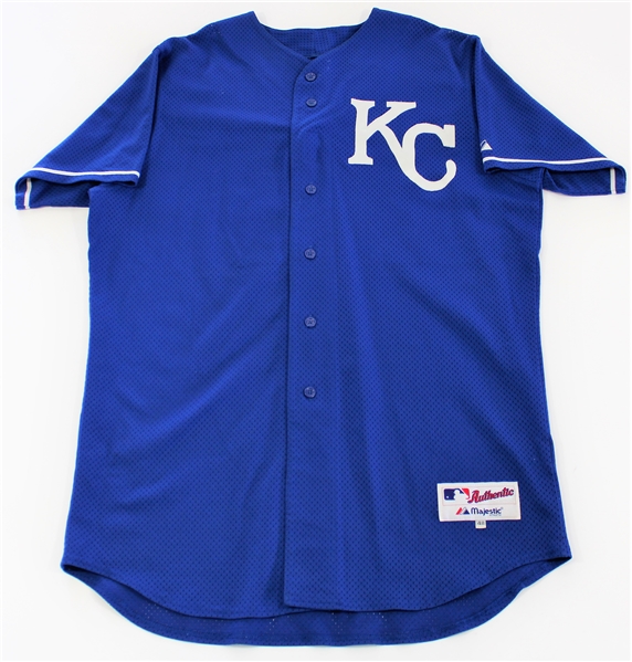 Runelvys Hernandez 2003-04 Game Used & Signed Kansas City Royals Jersey