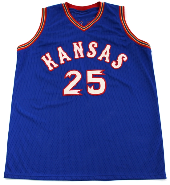 Danny Manning Signed Kansas University Jersey - JSA W537170