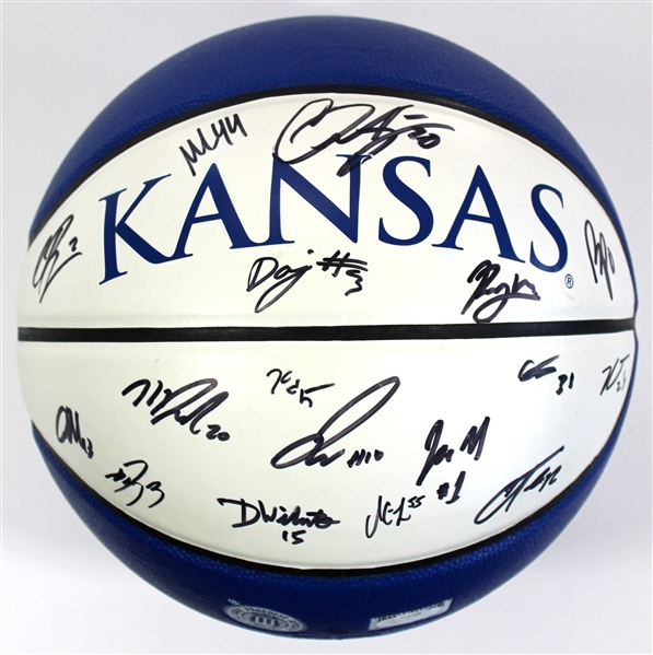 Kansas University Signed 2021-2022 NCAA Champion Basketball - JSA