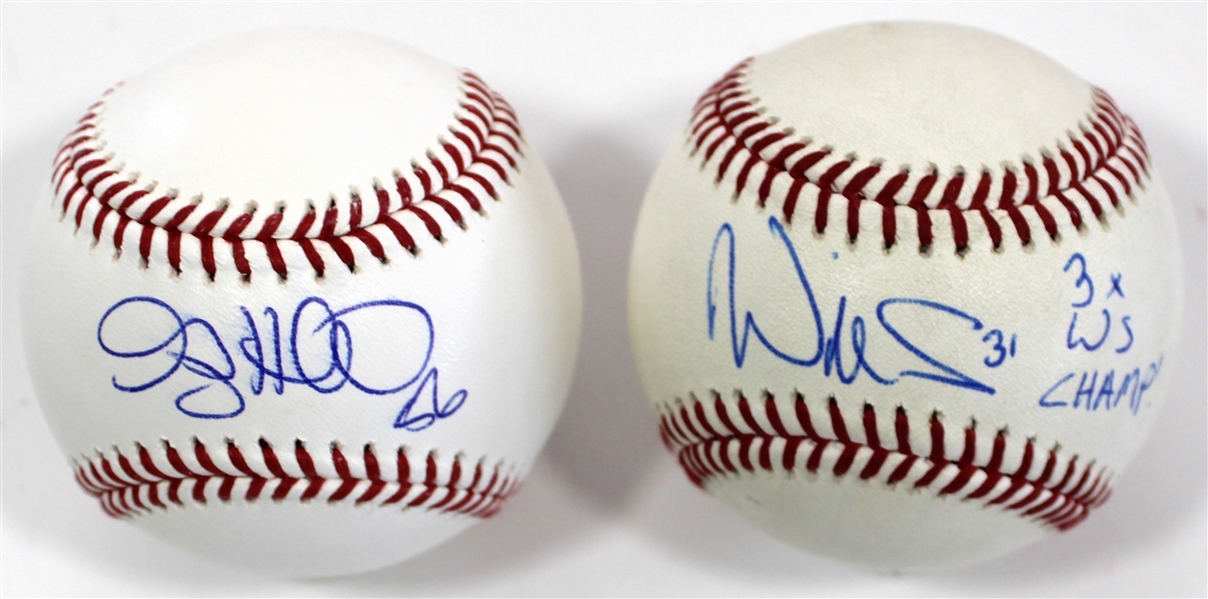 Greg Holland & Will Smith Kansas City Royals Signed Baseballs