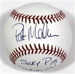 Pat Mahomes Sr. Signed Baseball - Silky P - Smoking on that Joe Burrow