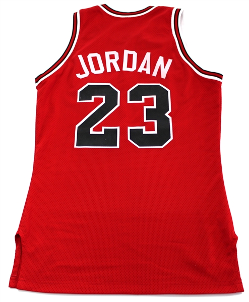 Michael Jordan 1986 Game Used Chicago Bulls Jersey - Miedema Letter