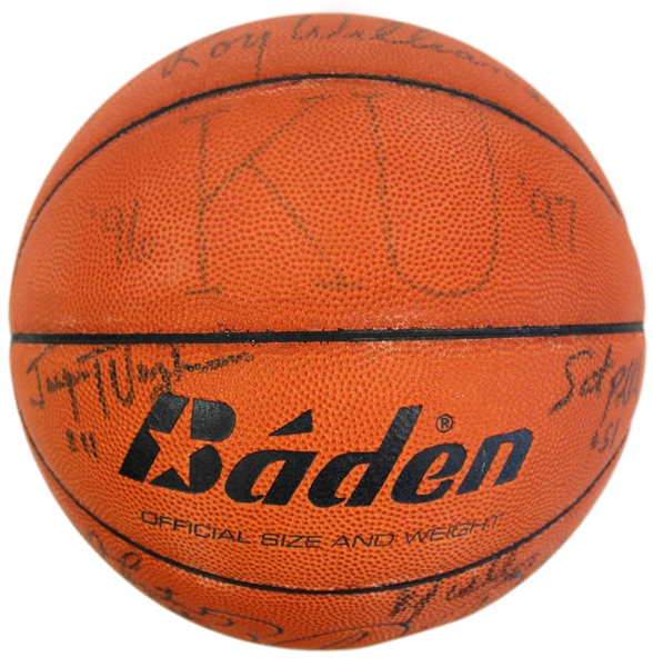 Kansas University 1996-97 Signed Basketball