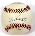 Alex Rodriguez & Derek Jeter dual Signed Baseball - Steiner Authentication