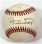 Willie Mays Signed Baseball - JSA Letter