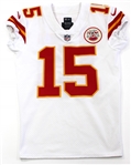 Patrick Mahomes KC Chiefs Rookie Team Issued Signed Jersey JSA Letter