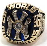 NY Yankees 1996 WS Championship Ring - Melido Perez Player Letter