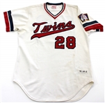 Bert Blyeven 1976 Game Used Minnesota Twins Jersey