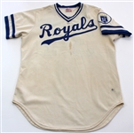 Paul Splittorff 1981 Game Used Kansas City Royals Jersey