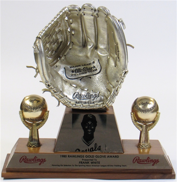 Frank White 1980 Gold Glove Award