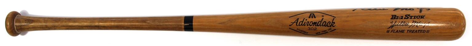 Willie Mays Game Used and Signed SF. Giants Bat