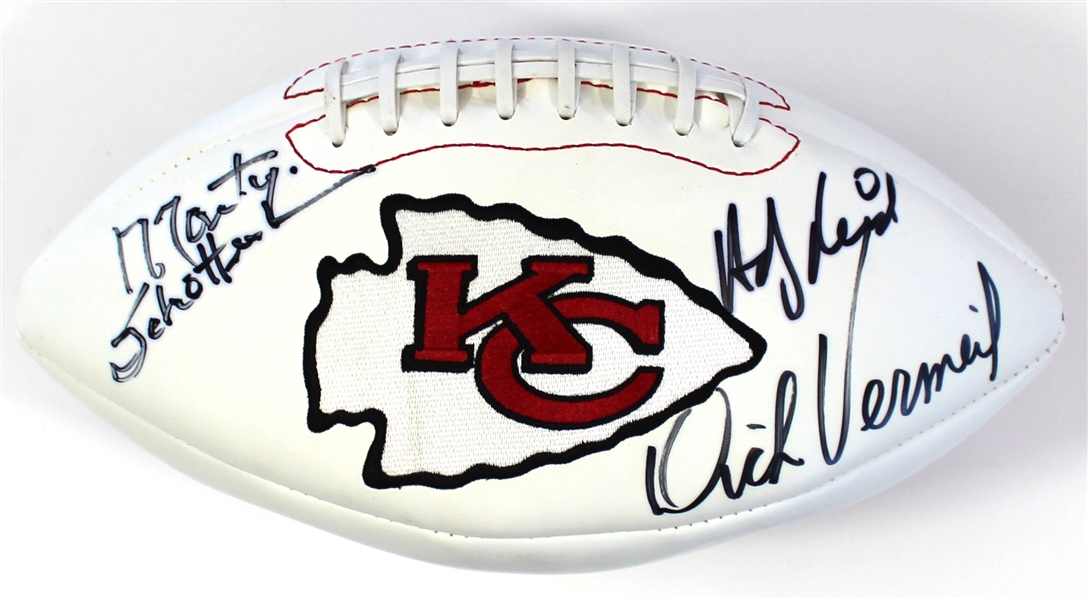 Kansas City Chiefs Signed Football - Reid - Vermeil - Schottenheimer - JSA