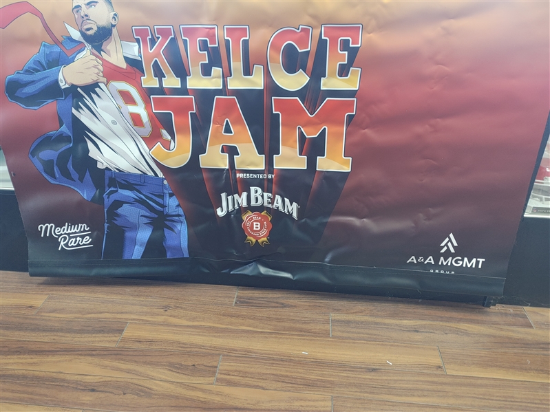 Travis Kelce "Kelce Jam" Superman Banner 48 x 60 in 