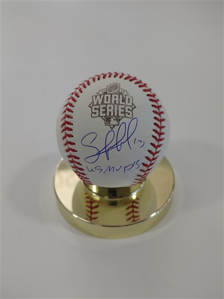 Salvador Perez Signed 2015 WS Baseball Kansas City Royals JSA COA