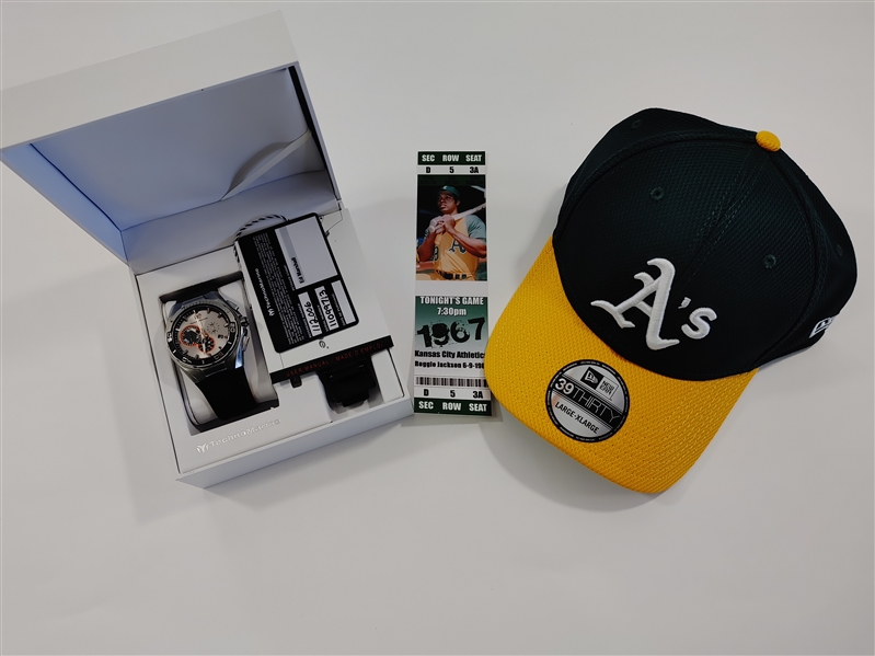 Reggie Jackson Techno Marine Watch - Ticket & Reggie Cap