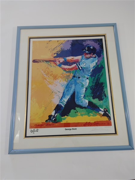 George Brett Signed Original Leroy Neiman Print 