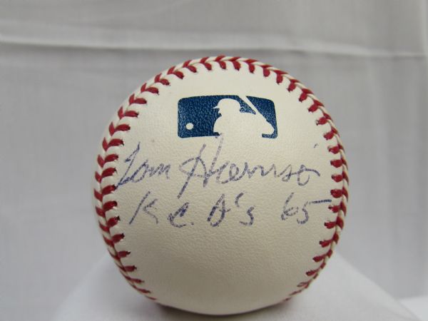 Tom Harrison Signed MLB Ball