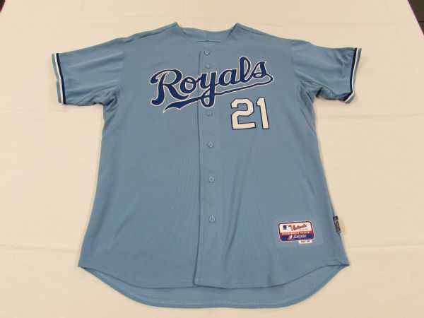 Miguel Olivo 2009 Game Used Royals Jersey